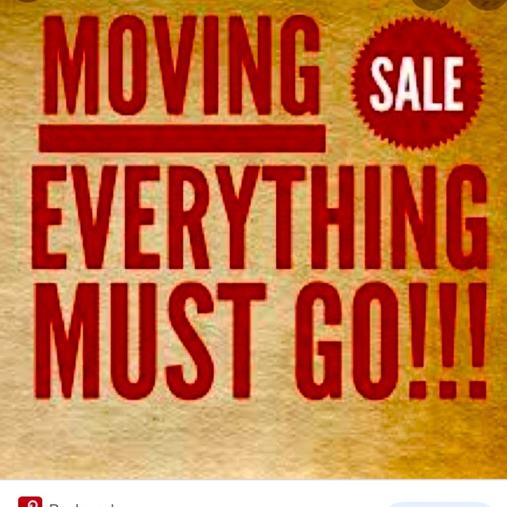 Moving sale! Everything must go! Make an offer!